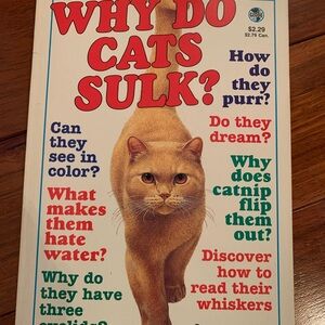 Globe Why Do Cats Sulk? Book - Red and Blue Text